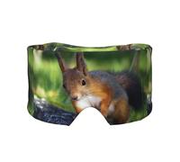 Cute Squirrel, Full Eye Covers Light Blocking Eye Mask Sleep Eye and Ear Muffs