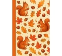 Cute Squirrel Grid Notebook: Adorable Forest Squirrels Graph Paper Pages Cute Animal Notebook for Math, Notes & Planning inspiring journal