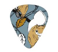 Cute Squirrel Guitar Plectrums 12 Pieces For Ukulele Bass Instrument Accessories