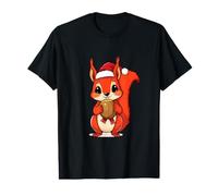Cute Squirrel Likes Christmas and Has a Nut Value Graphic T-Shirt