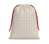 Cute Squirrel Print Practical Drawstring Gift Pouches Comfort Holiday Parties Events Multipurpose Use