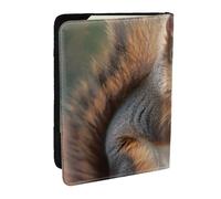 Cute Squirrel Printed Passport Holder - 6.5 x 4.5 Inch RFID Blocking Travel Wallet,Stylish Passport Cover,Lightweight Document Organizer for Cards