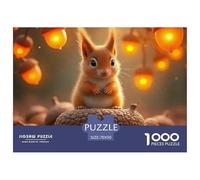 Cute Squirrel Puzzles 1000 Pieces for Adults Beautiful Decoration Puzzle Cute Little Animals Colourful,Fun,Challenging And Brainteasing Adults Jigsaw Puzzle Gifts for Men70x50cm/1000pcs