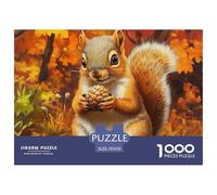 Cute Squirrel Puzzles 1000 Pieces for Adults Educational Games Cute Little Animals Colourful,Fun,Challenging And Brainteasing Adults Jigsaw Puzzle Gifts for Men70x50cm/1000pcs
