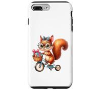 Cute Squirrel Riding Bike Delivering Presents Case for iPhone 7 Plus/8 Plus