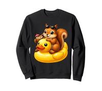 Cute Squirrel Rubber Duck Sweatshirt