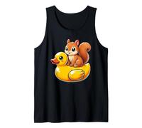 Cute Squirrel Rubber Duck Tank Top