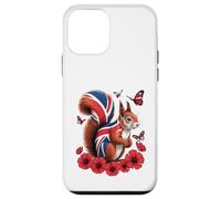 Cute Squirrel Union Jack UK Flag British Case for iPhone 12 mini
