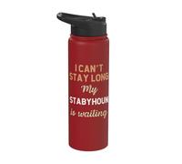 Cute Stabyhoun Stabijhoun Breed Owner Love Puppy Stainless Steel Insulated Water Bottle