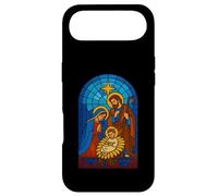 Cute Stained Glass Nativity Christianity Christmas Case for iPhone Air