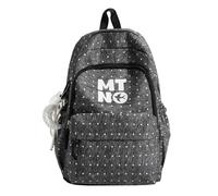 Cute Star Backpack Large Capacity Trendy Dot Pattern School Bag with Compartments Sweet Dual-Use Shoulder Bag Daily School&Tutoring Backpack