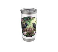 Cute Star Bird Watcher Spring Songbird Birds Stainless Steel Insulated Tumbler