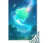 Cute Star in Polar Lights 1000 Piece Jigsaw, Festive Gift, 52x38cm/1000pcs
