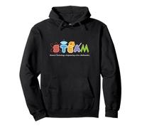 Cute Steam Education Icons Teachers Students Back To School Pullover Hoodie