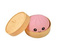 Cute "Steamed Bun" Squeeze Toys - Interactive Sensory Play for Kids | Soft, Non-Toxic Stress Relief Balls | A Fun Gift for Children