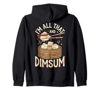 Cute Steamed Dumplings Asian Food Lover Design Zip Hoodie