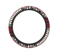 Cute Steering Wheel Cover Neoprene, Stretch Full Print Aztec style patterns