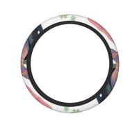 Cute Steering Wheel Cover Neoprene, Stretch Full Print Chromawood