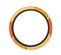 Cute Steering Wheel Cover Neoprene, Stretch Full Print Curious Reading Fox