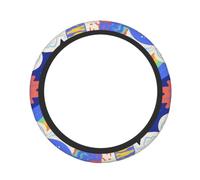 Cute Steering Wheel Cover Neoprene, Stretch Full Print Dreamcloud