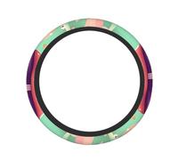 Cute Steering Wheel Cover Neoprene, Stretch Full Print Fantasy Mushroom