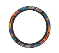 Cute Steering Wheel Cover Neoprene, Stretch Full Print Gourdio