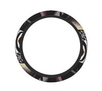 Cute Steering Wheel Cover Neoprene, Stretch The glowing white owl