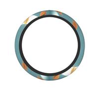Cute Steering Wheel Cover Neoprene, Stretch The wind blows on the leaves