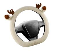 Cute Steering Wheel Cover Warm Plush Non-Slip Soft Universal | SUV Winter Plush Car Steering Wheel Cover For Sedan Truck SUV Highway Country Road City Road Garage Parking Vehicle
