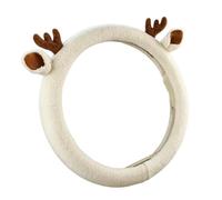 Cute Steering Wheel Cover Warm Plush Non-Slip Soft Universal | SUV Winter Plush Car Steering Wheel Cover For Sedan Truck SUV Highway Country Road City Road Garage Parking Vehicle