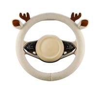 Cute Steering Wheel Cover Warm Plush Non-Slip Soft Universal | SUV Winter Plush Car Steering Wheel Cover For Sedan Truck SUV Highway Country Road City Road Garage Parking Vehicle