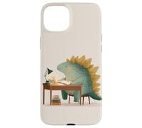 Cute Stegosaurus Studying Teachers Students Back to School Case for iPhone 15 Plus