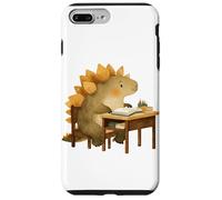 Cute Stegosaurus Studying Teachers Students Back to School Case for iPhone 7 Plus/8 Plus