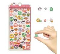 Cute Stickers - 20cm, 3D Sticker | Japanese Style Decals - Crystal Resin Self-Adhesive Sticker | Laptop Journal DIY Crafts | Food Sushi Decorative Stickerr