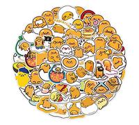 Cute Stickers for Japanese Lazy Egg 120pcs Waterproof Decals with Party Favors for Laptop Skateboard Surfboard Water Bottle Computer Pad Luggage Stickers for Kids Toddlers