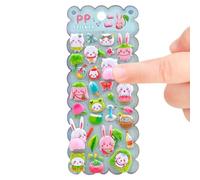 Cute Stickers for Kids - 5cm 3D Animal Stickers Reusable Craft Embellishments Funny Scrapbook Accessories | Decorative Diary Notebook Scrapbooking Birthday