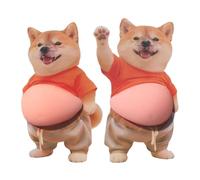 Cute Stickers,Squeezable Silicone 3D Dog Belly Stickers,Funny Decals | for Phone Case Laptop Water Bottle Suitcase Scrapbook Journal Planner Stationery Party Favors Classroom Rewards Kids Adults