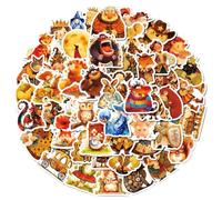 Cute Stickers, Waterproof Fairy Stickers | 50 Pieces Fantastic Cartoon Character Decals, Multipurpose Decoration Tool for , Bottle