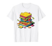 Cute Sticky Note Characters Faces Personality Art Hoarder T-Shirt