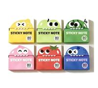 Cute Sticky Notes, 6 Packs Shaped Notes, Animal Sticky Notes, Fun Self-Stick Memo Pads, Cute Stationary for Party Bag Fillers, School, Home, Pupils Children Gifts
