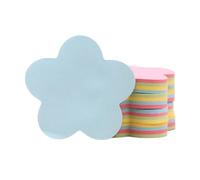 Cute Sticky Notes - 7.6x7.6cm 500 Sheets 5 Packs, Thick Paper | Adhesive Writing Pages, Love Flower Star Styles, Task Management, Project Planning, Daily Reminder, Study, Workplace