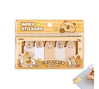 Cute Sticky Notes | Animal Sticky Notes Bookmarks | Self-Adhesive Cute Capybara Notepads, for Students, Adults, Men, Women, Girls and Children, for Notebook, School and Home