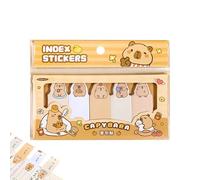 Cute Sticky Notes | Cartoon Page Marker | Self-Adhesive Cartoon Capybara School Supplies | For Students Adults Women Men Household School Office
