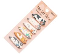 Cute Sticky Notes - Cat Cartoon Memo Pads | Adhesive Message Sheets | Creative Reminder Writing Supplies, Decorative Daily Planning Stationery Set for Women Students Boys Girls Teacher Kids School