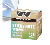 Cute Sticky Notes, Funny Adhesive Memo Pads for Students & Office Use, Creative Sticky Notepads for School Study Planning Corporate Work Classroom Home Academic Organization