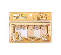 Cute Sticky Notes, Index Labels and Stickers, Self-Adhesive Cartoon Capybara School Supplies, for Students, Adults, Women, Men, Household, School, Office