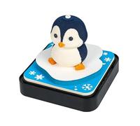 Cute Sticky Notes Pad Penguin with Light, 3D Kawaii Creative Memo Pad, Desk Art Paper Card Craft Notepad.Best Decorations for Home Office Bedroom and Classroom