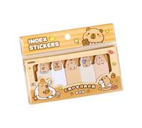 Cute Sticky Notes Pads - Index Label Stickers - School Supplies Capybara Cartoon Theme Stickers | for Students Adults Boys Girls School Home Office