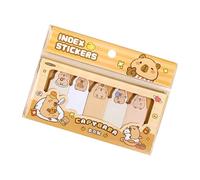 Cute Sticky Notes - Paper Capybara Notes | Animal Sticky Bookmarks | Self Adhesive Pet Pads | Adults Women Men Boys Girls Textbook Workbook Office Ang