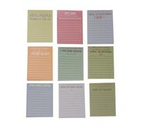 Cute Sticky Notes, Sticky Notepads, Cute and Aesthetic Sticky Notes 270 Sheets Sticky Notes Sticky Notes 9X Handy Rectangle Sticky Notes Set for Accessories